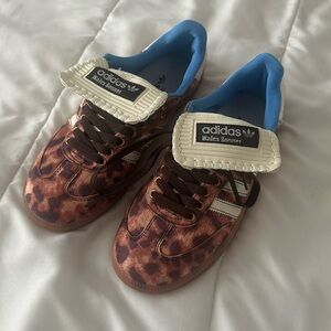 Adidas wales bonner leopard sneaker